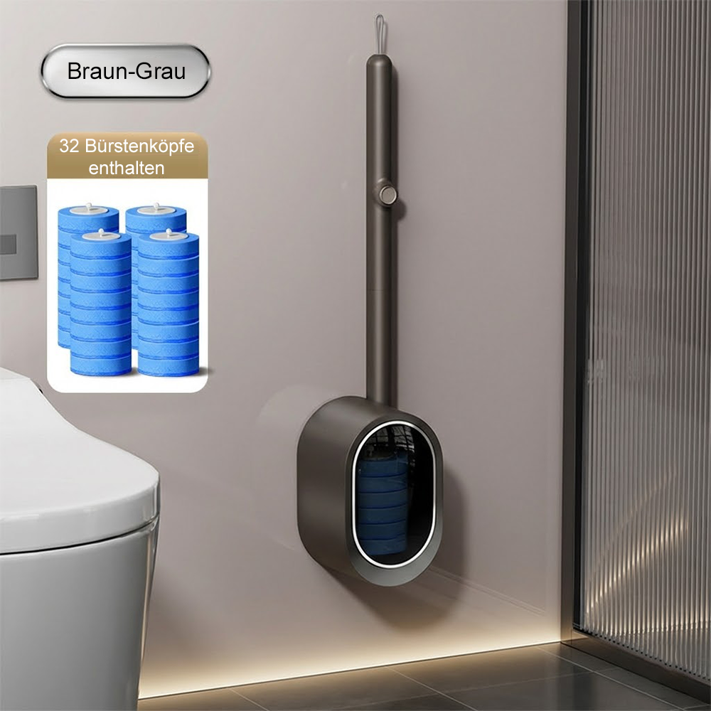 🆙 Magic Clean WC-Reinigungsstab mit integriertem Reiniger & Halterung