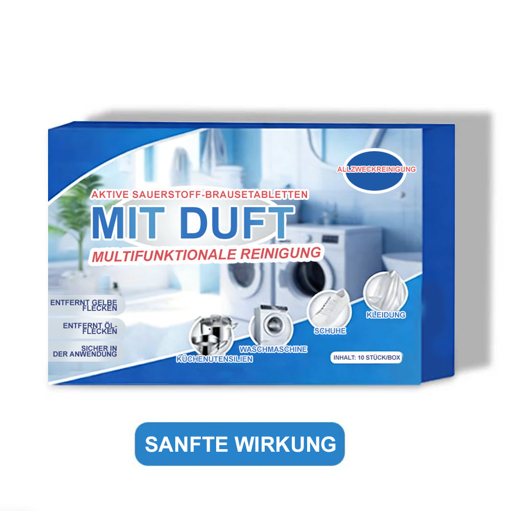 ✨ Allzweck-Sauerstoff-Reinigungstabletten – Kraftvolle Tiefenreinigung für Haushalt & Wäsche (10 Stück/Box)