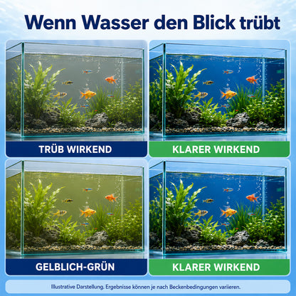 🌿Leistungsstarke Wasserreinigungstablette für Aquarien