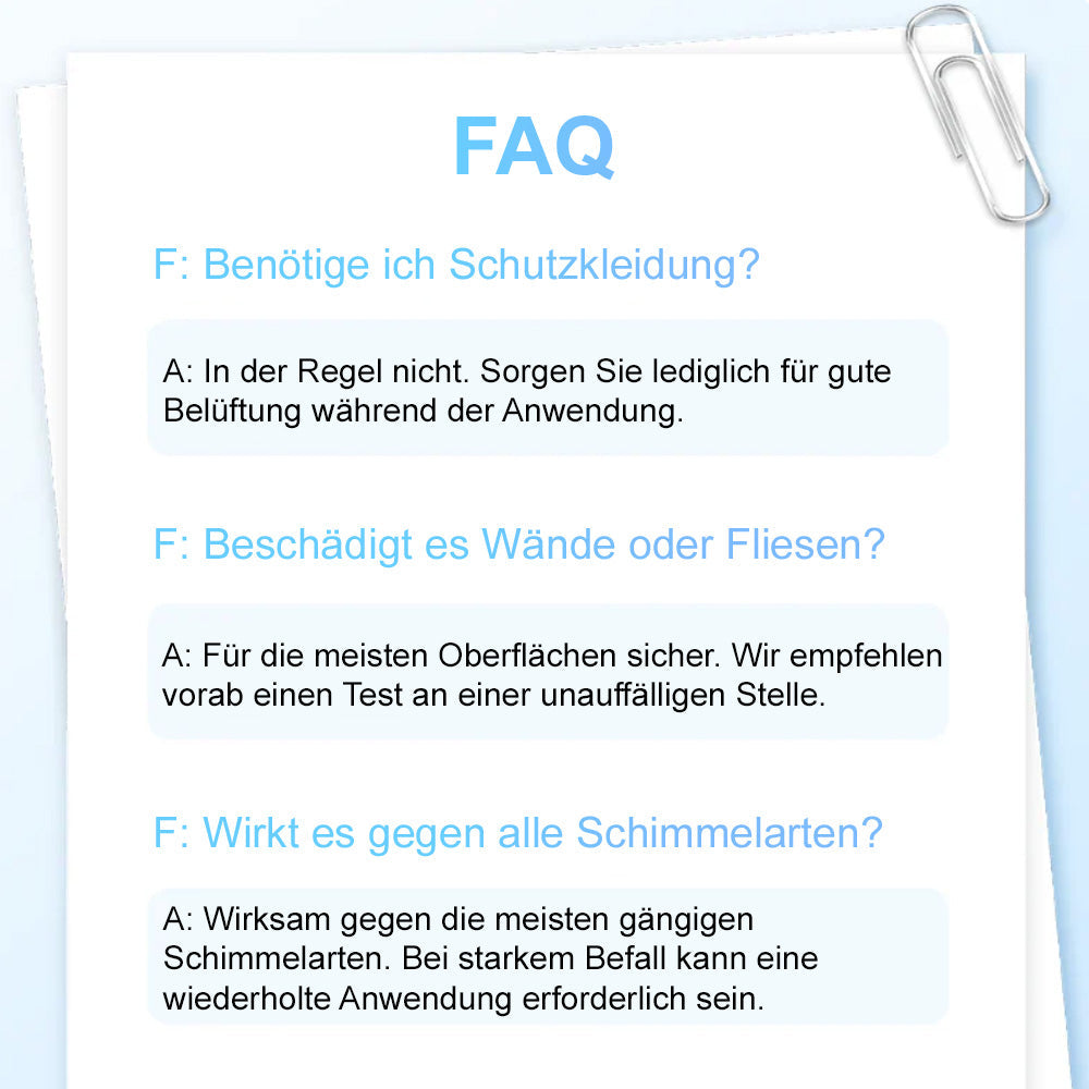 🔥Hochwirksames Schimmelspray – verhindert Schimmelneubildung🛡️Schützen Sie Ihre und die Gesundheit Ihrer Familie 🏠