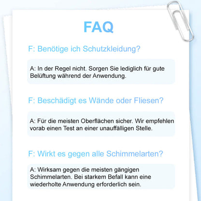 🔥Hochwirksames Schimmelspray – verhindert Schimmelneubildung🛡️Schützen Sie Ihre und die Gesundheit Ihrer Familie 🏠
