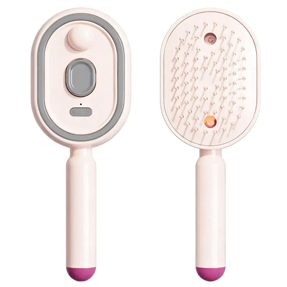 🔥Brosse de Massage du Cuir Chevelu Électrique avec Brume et Lumière Rouge