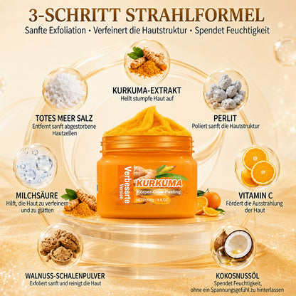 ✨ Drefryna® Kurkuma-Körperpeeling für strahlende Haut