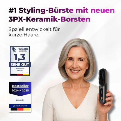 ✨🪮 Die erste intelligente Stylingbürste für kurzes Haar – präzise, sicher & mühelos
