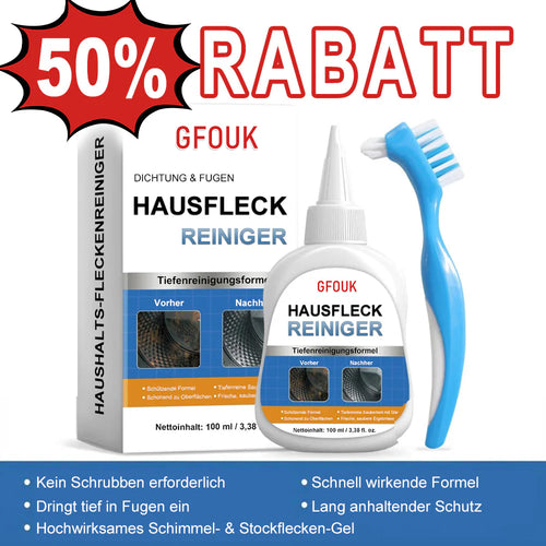 ✨ Magic Schimmel-Entferner Gel🧼– Beseitigt Schwarzschimmel & Stockflecken auf Silikonfugen, Fliesen & Duschen (Ohne Schrubben)
