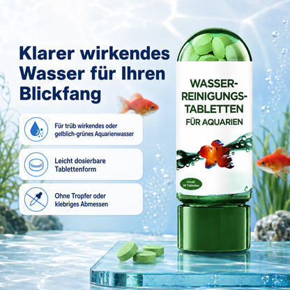 🌿Leistungsstarke Wasserreinigungstablette für Aquarien