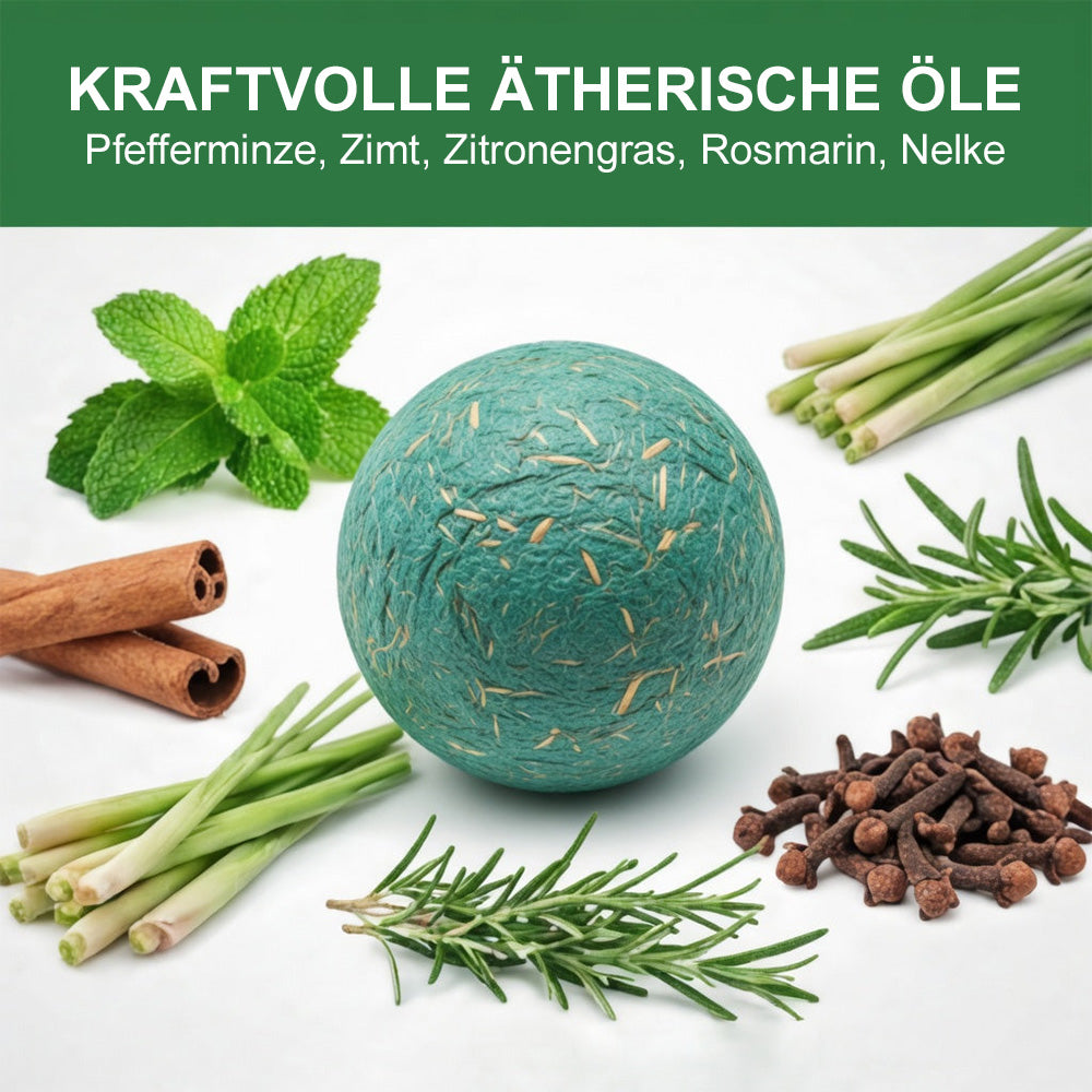 🌿Natürliche Pfefferminz-Kugeln gegen Mäuse & Insekten – Effektiv & Chemiefrei