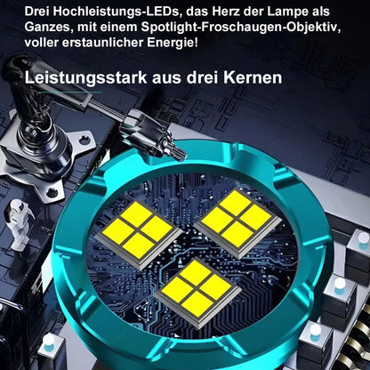 🔦✨ Three-Eyed Monster Mini Taschenlampe – Ultrastark, kompakt & wiederaufladbar