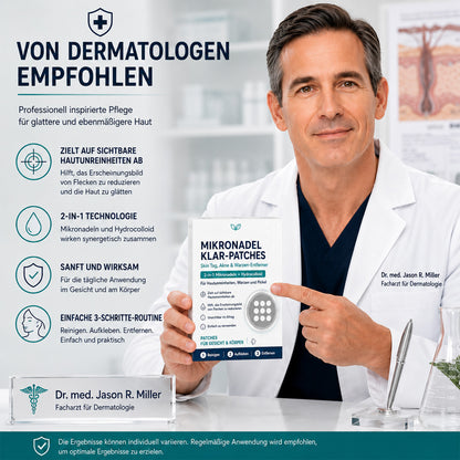 Effektive botanische Mikronadel-Pflaster zur Entfernung von Hautanhängseln