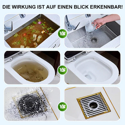 💥Leistungsstarkes tägliches Rohrreinigungspulver🏠– Schnellwirkend, sicher & schonend für Küche, Bad & Dusche 🛡️