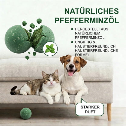 🌿Natürliche Pfefferminz-Kugeln gegen Mäuse & Insekten – Effektiv & Chemiefrei