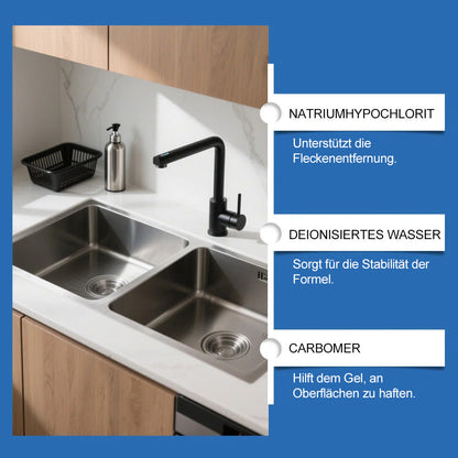 ✨ Magic Schimmel-Entferner Gel🧼– Beseitigt Schwarzschimmel & Stockflecken auf Silikonfugen, Fliesen & Duschen (Ohne Schrubben)