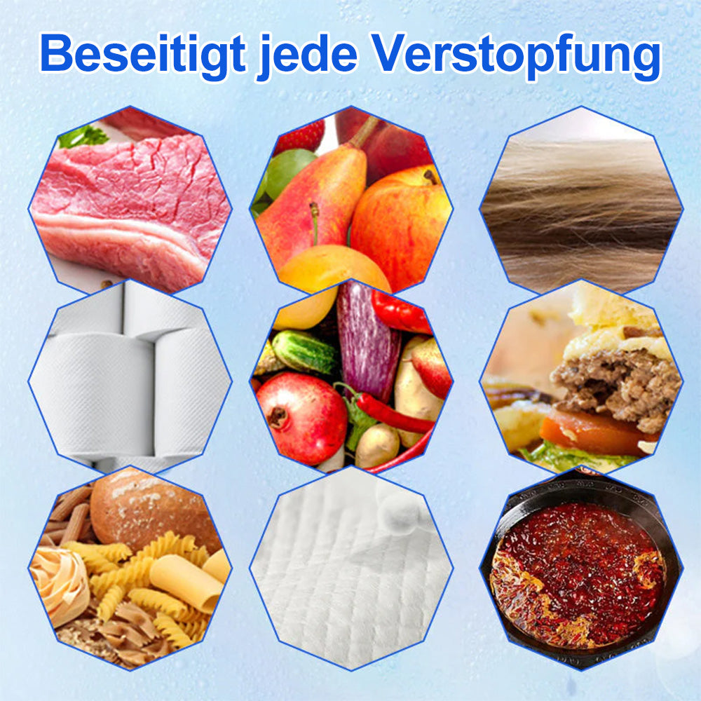 🛠️🚿 Leistungsstarkes Rohrreinigungsmittel – schnelle Beseitigung von Verstopfungen, sicher für Rohre und vielseitig einsetzbar 🚰✨