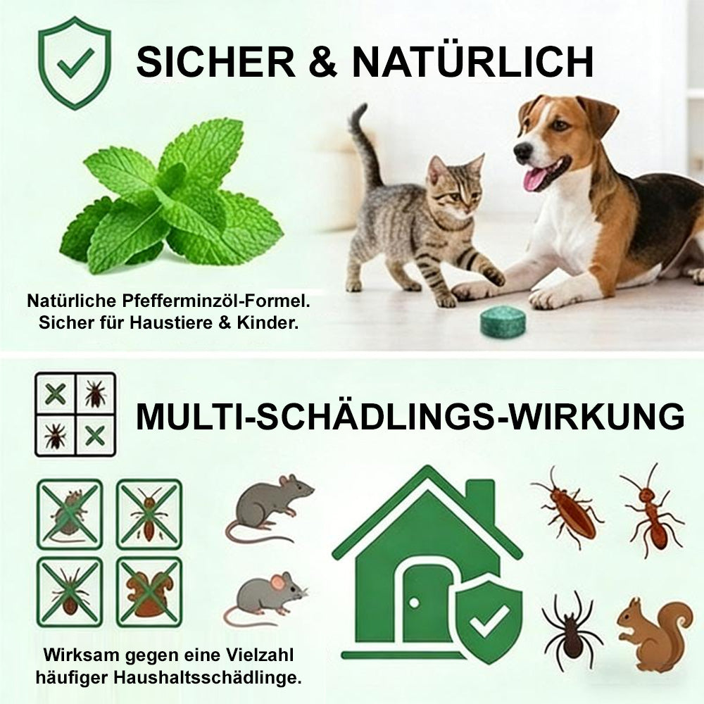 🌿Natürliche Pfefferminz-Kugeln gegen Mäuse & Insekten – Effektiv & Chemiefrei