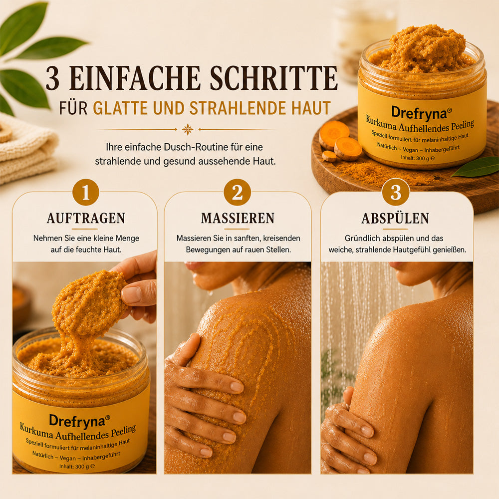 Kurkuma-Peeling für den Körper