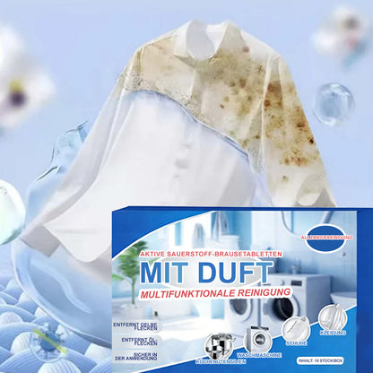 ✨ Allzweck-Sauerstoff-Reinigungstabletten – Kraftvolle Tiefenreinigung für Haushalt & Wäsche (10 Stück/Box)