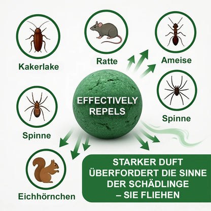 🌿Natürliche Pfefferminz-Kugeln gegen Mäuse & Insekten – Effektiv & Chemiefrei
