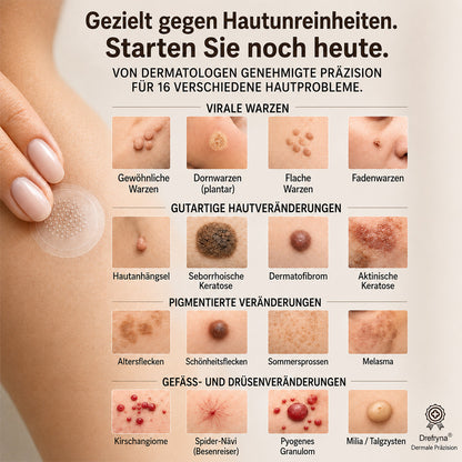 Effektive botanische Mikronadel-Pflaster zur Entfernung von Hautanhängseln